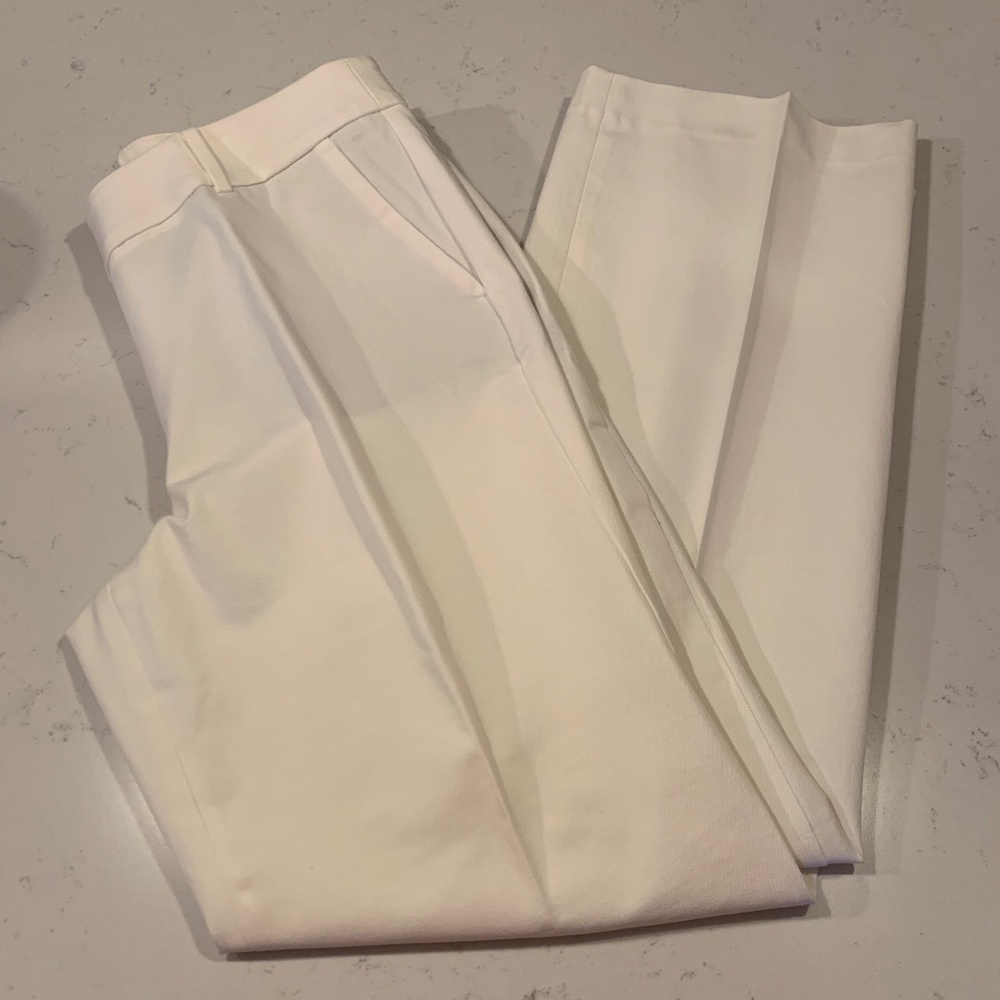 Talbots Women’s White Newport Pants Size 10 NWOT